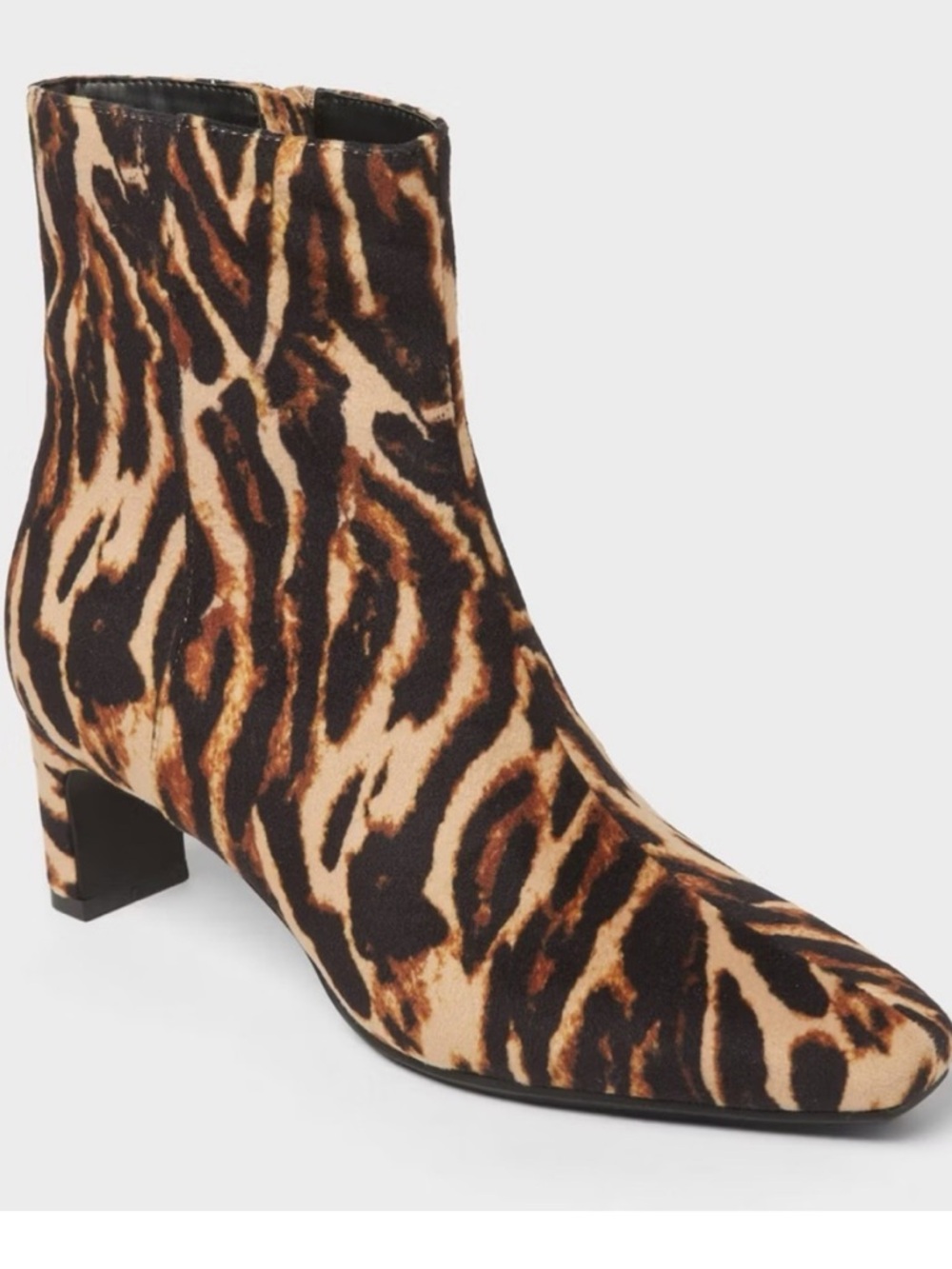 a new day Leopard Print Ankle Boot in Brown and Black